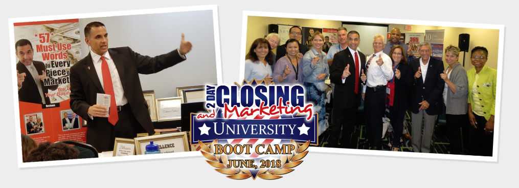 Closing and Marketing University Bootcamp